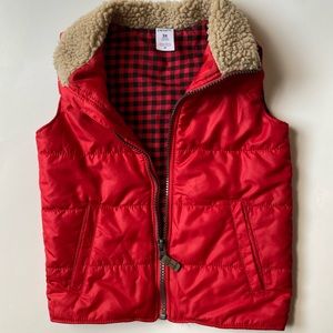 Carter’s red vest toddler boys 3t